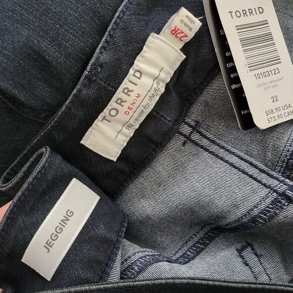 Torrid 22R Black High Rise Jegging Jeans NEW $59 - Picture 7 of 10